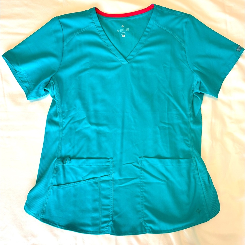 Med Couture Touch Scrub Top - Teal